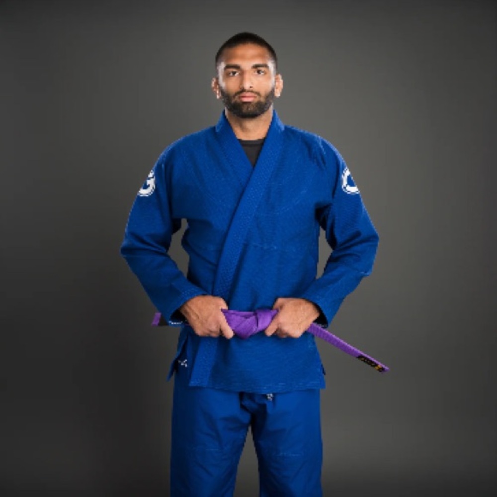 Gold BJJ Men's Blue Jiu Jitsu Gi